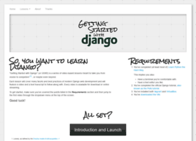 gettingstartedwithdjango.com