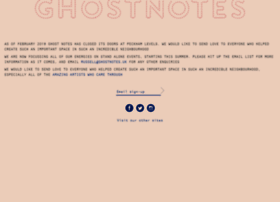 ghostnotes.uk