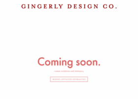 gingerlydesignco.com