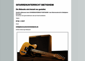 gitarrenunterricht-bietigheim.de