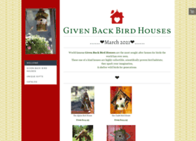 givenbackbirdhouses.com