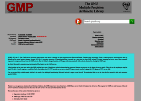 gmplib.org