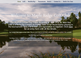 golfmapleridge.com