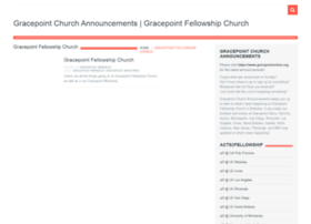 gracepointannouncements.org