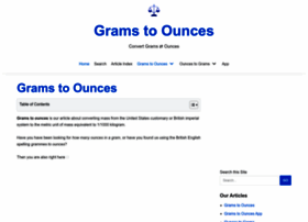 gramstoounces.org