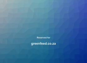 greenfeed.co.za