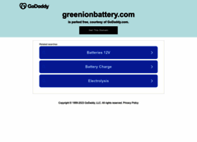 greenionbattery.com