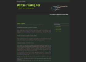 guitar-tuning.net