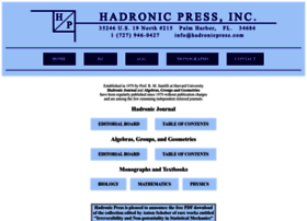 hadronicpress.com