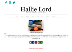 hallielord.com