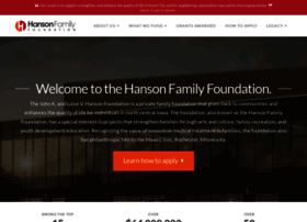 hansonfoundation.org