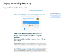 happyfriendshipday.org