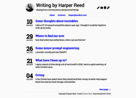 harper.blog