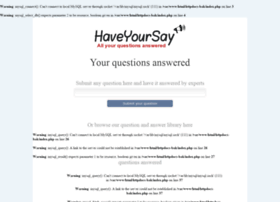 haveyoursay.org