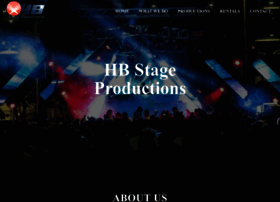 hbstageproductions.com