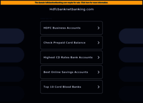 hdfcbanknetbanking.com