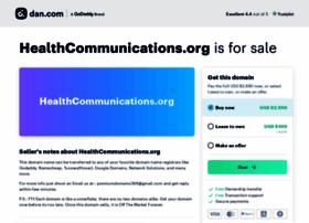 healthcommunications.org
