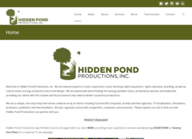 hiddenpondproductions.com