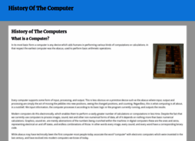 historyofcomputer.org