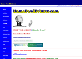 homefoodprinter.com