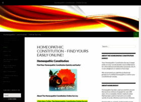 homeopathicconstitution.com