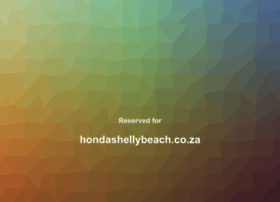 hondashellybeach.co.za
