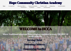 hopecommunitychristianacademy.org