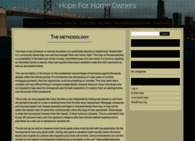 hopeforhomeownersprogram.org
