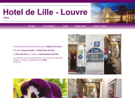 hotel-de-lille-paris-louvre.fr