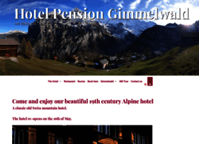 hotel-pensiongimmelwald.ch