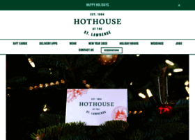 hothouserestaurant.com