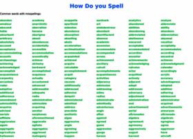 how-do-you-spell.com