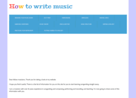 how-to-write-music.com