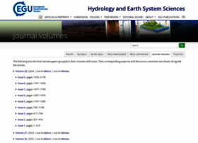 hydrol-earth-syst-sci.net