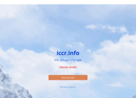 iccr.info