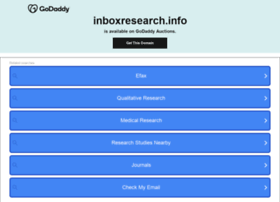 inboxresearch.info