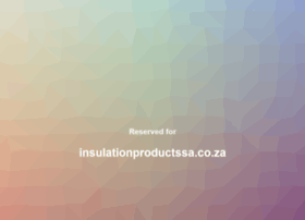 insulationproductssa.co.za