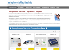 iontophoresismachine.info