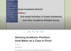 israel-academia-monitor.com