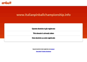 italianpinballchampionship.info