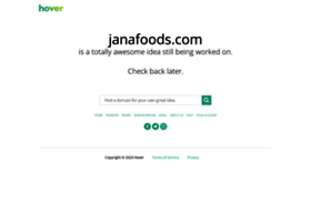 janafoods.com