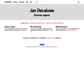 jandecaluwe.com