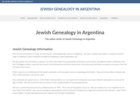 jewishgenealogy.com.ar