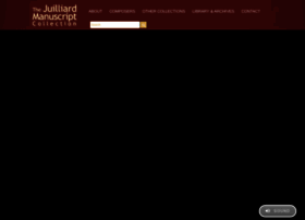 juilliardmanuscriptcollection.org