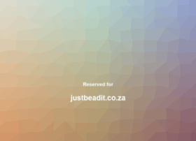 justbeadit.co.za