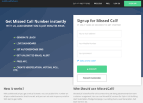 justmissedcall.com
