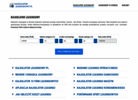 kalkulator-leasingowy.pl