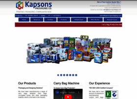 kapsonspackaging.com