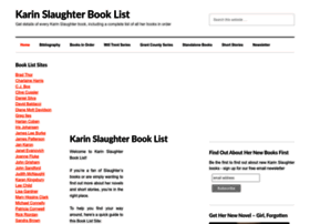 karinslaughterbooklist.com