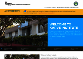 karve-institute.org